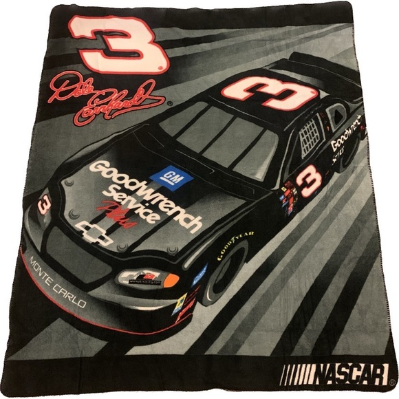 Dale Earhartd Graphic Throw  Blanket  | NASCAR Blanket |  60” x 50” - Picture 1 of 3